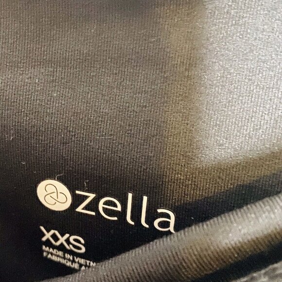 Zella Black Cropped Capri Workout Active Tight Leggings Stretch Womens XXS - Picture 4 of 4